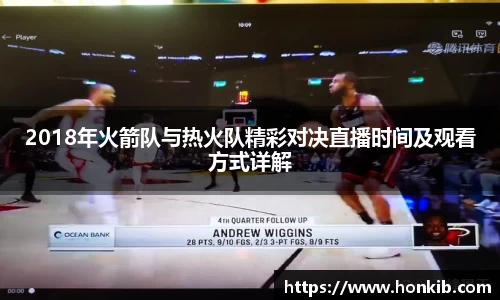 2018年火箭队与热火队精彩对决直播时间及观看方式详解